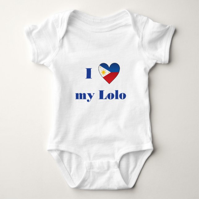 Jag älskar min Lolo 1 T-shirt (Framsida)