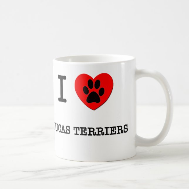 JAG ÄLSKAR MIN LUCAS TERRIERS KAFFEMUGG (Höger)