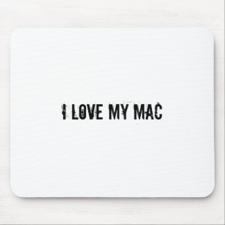 Jag älskar min Mac-Mousepad Musmatta