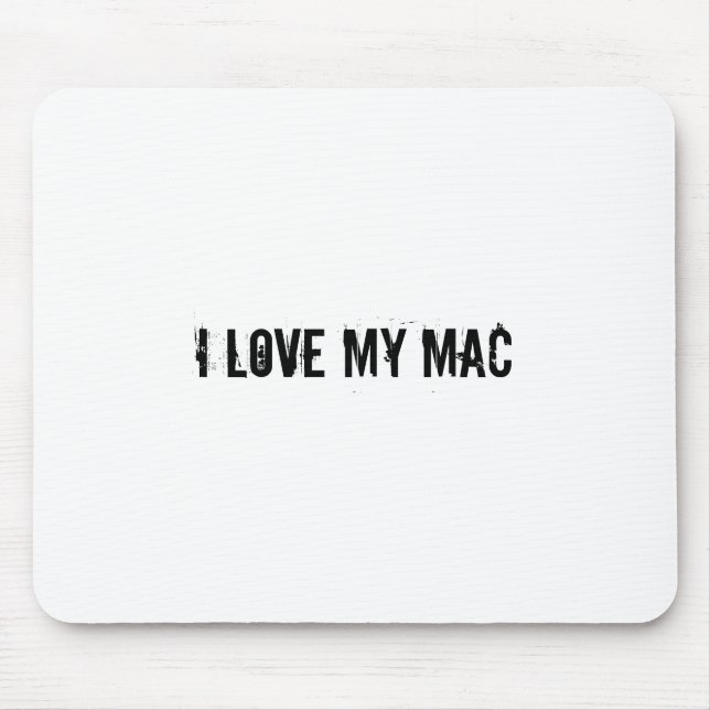 Jag älskar min Mac-Mousepad Musmatta (Framsidan)