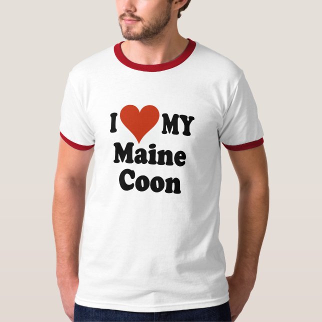 Jag älskar min Maine CoonT-tröja Tröja (Framsida)