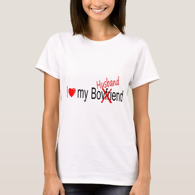 Jag älskar min make tee (Framsida)