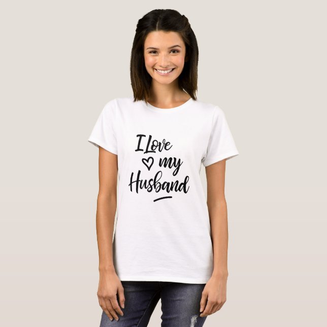 Jag älskar min makeTshirt Tee Shirt (Hel framsida)