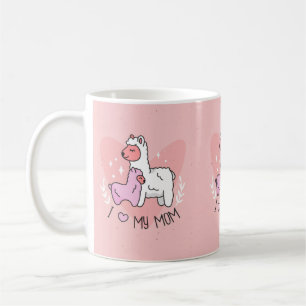 Jag älskar min mamma Alpacas Mugg