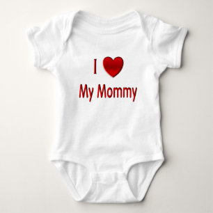 Jag älskar min Mamma Baby-dräkt T Shirt
