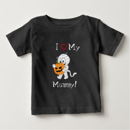 Jag älskar min Mamma Glad Halloween Söt Mamma Pojk T Shirt