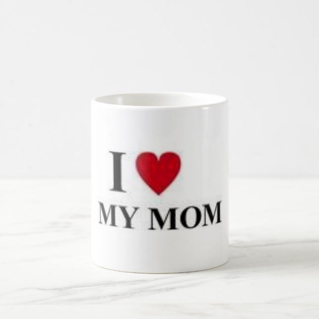 Jag älskar min mamma kaffemugg (Center)