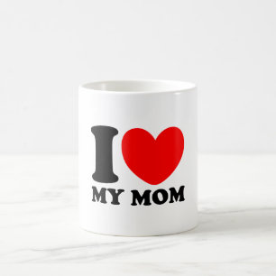 Jag älskar min mamma kaffemugg