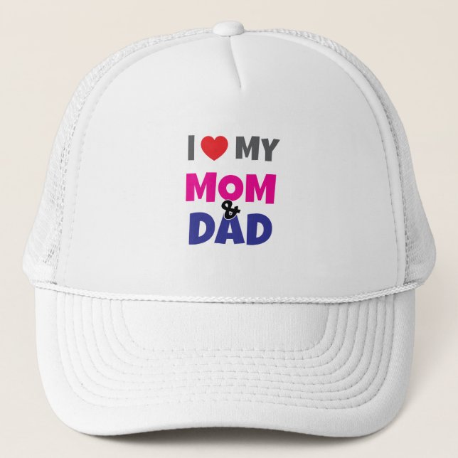 Jag älskar min mamma pappa - keps (Framsida)