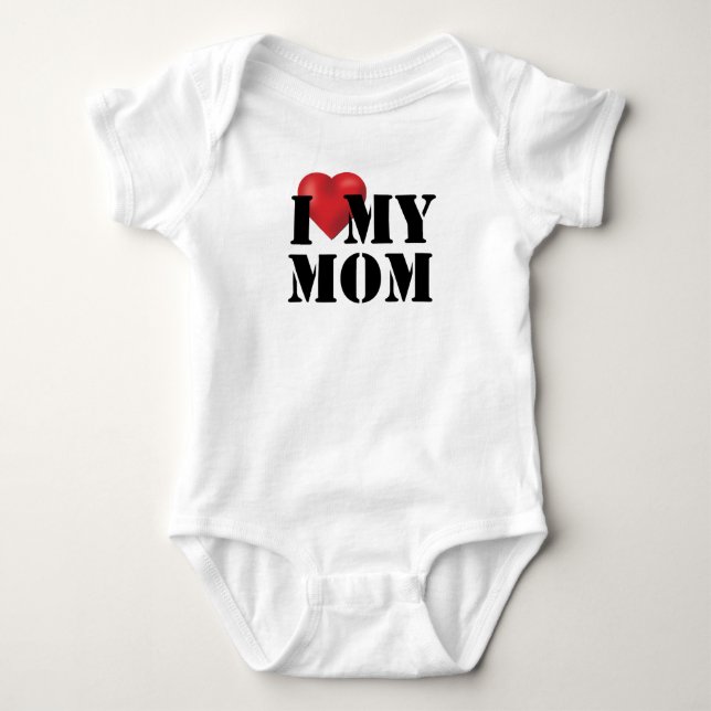 Jag älskar min mamma t shirt (Framsida)