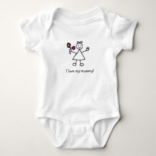 Jag älskar min Mamma Tjej T Shirt