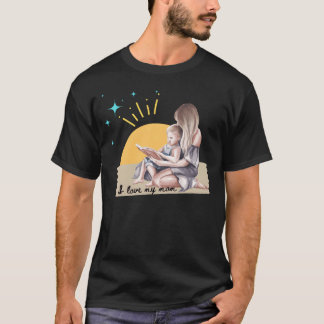 Jag älskar min mamma Visa mamma lite kärlek vän T Shirt