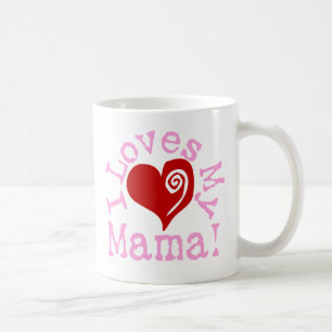 Jag älskar min mammor kaffemugg