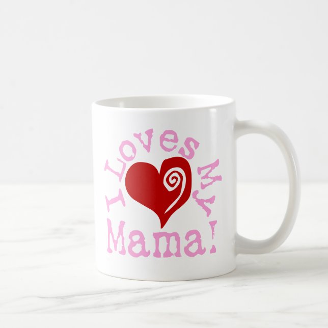 Jag älskar min mammor kaffemugg (Höger)