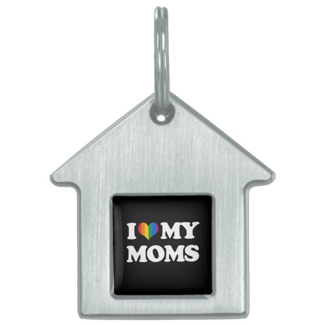 JAG ÄLSKAR MIN MAMMOR NAMNBRICKA HUSDJUR (Framsidan)