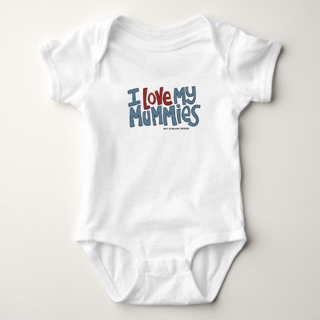 Jag älskar min mammor tee shirt (Framsida)
