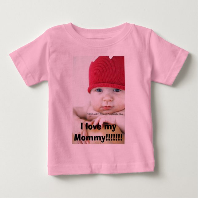 Jag älskar min mammor!!!!!!! tee shirt (Framsida)