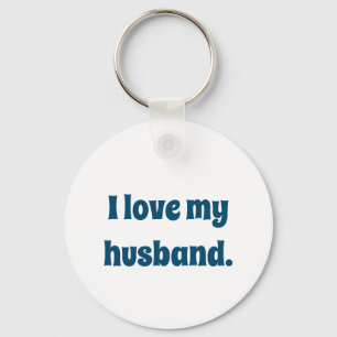 Jag älskar min man nyckelring