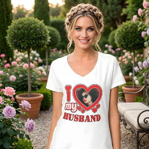 Jag älskar min man Personlig T Shirt