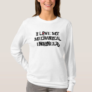 Jag älskar min mekaniska ingenjör t-shirt