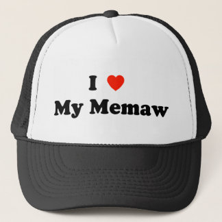 Jag älskar min Memaw hatt Truckerkeps