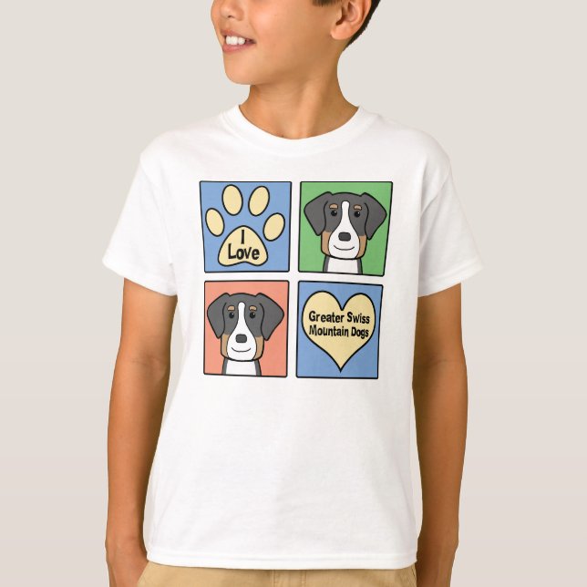 Jag älskar min mer underbara schweizare t-shirt (Framsida)