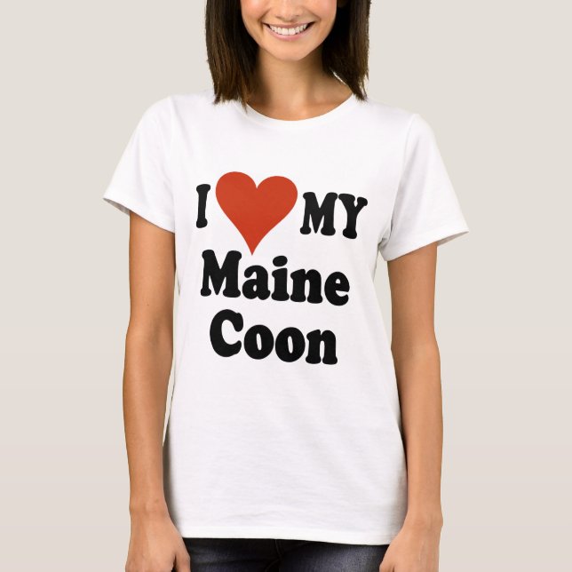 Jag älskar min Merchandise för den Maine Tröja (Framsida)