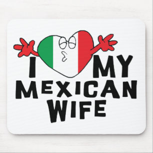 Jag älskar min mexicanska fru musmatta
