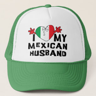 Jag älskar min mexicanska make truckerkeps
