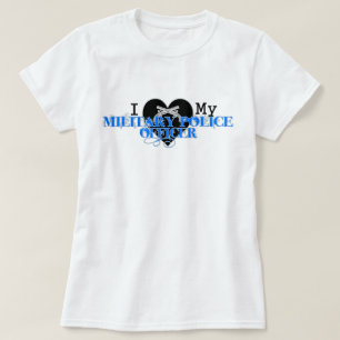 Jag älskar min militära polis tee