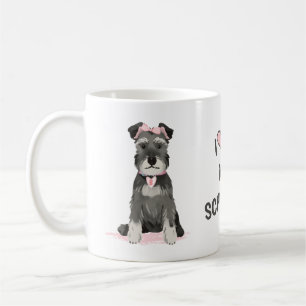 Jag älskar min Mini Schnauzer Kaffemugg