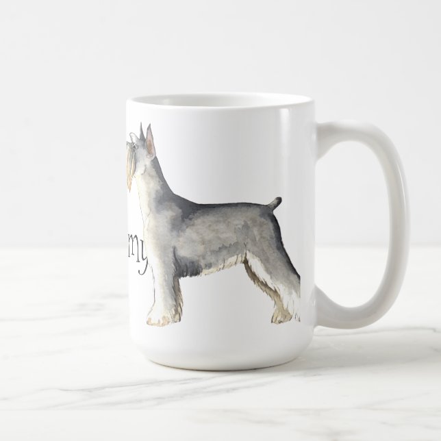 Jag älskar min miniatyrSchnauzer Kaffemugg (Höger)