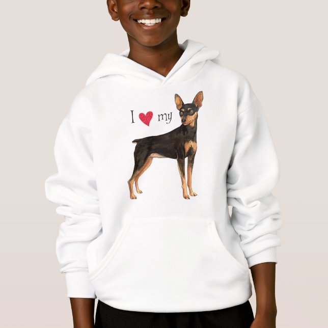 Jag älskar min minut klämmer fast t shirt (Framsida)