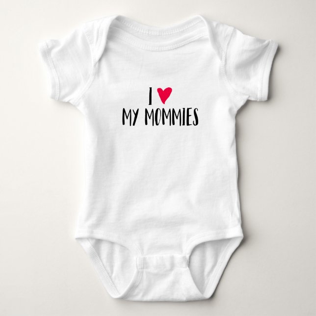 Jag älskar min Mommies. T-shirt (Framsida)