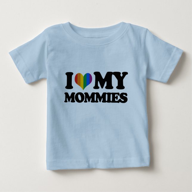 Jag älskar min mommies tee (Framsida)