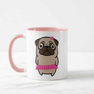 Jag älskar min mopskaffemugg mugg