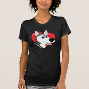 Jag älskar min mörka T skjorta för siberian hus T-shirt