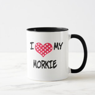 Jag älskar min Morkie Mugg