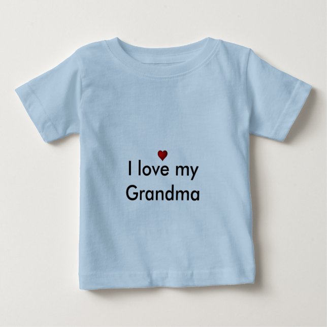 Jag älskar min mormor t-shirt (Framsida)