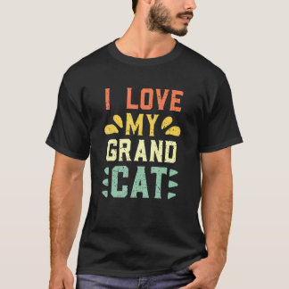 Jag älskar min mormorkatt Katt Farfar Mormor Mor T Shirt