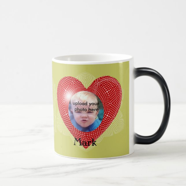Jag älskar min Morphing mugg Mimi med fotoet (Höger)