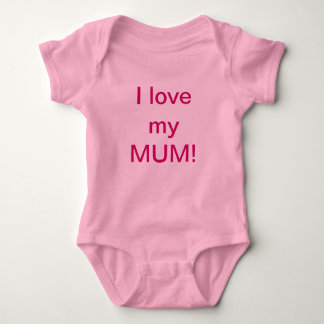 Jag älskar min MORSAbaby växer T-shirt
