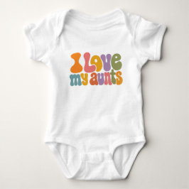 Jag älskar min mosters babybody t shirt
