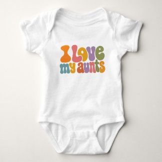 Jag älskar min mosters babybody t shirt