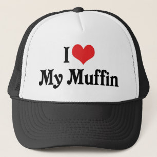 Jag älskar min muffins truckerkeps