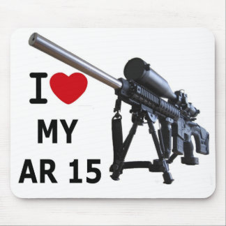 Jag älskar min mus AR-15 vadderar Musmatta