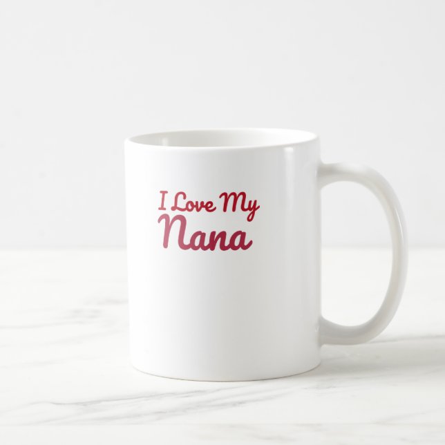 Jag älskar min Nana-mugg Kaffemugg (Höger)