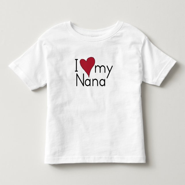 Jag älskar min nana tee shirt (Framsida)