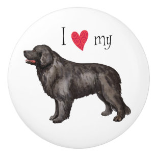 Jag älskar min Newfoundland Knopp