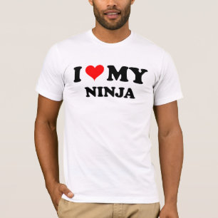 Jag älskar min Ninja Tee Shirt